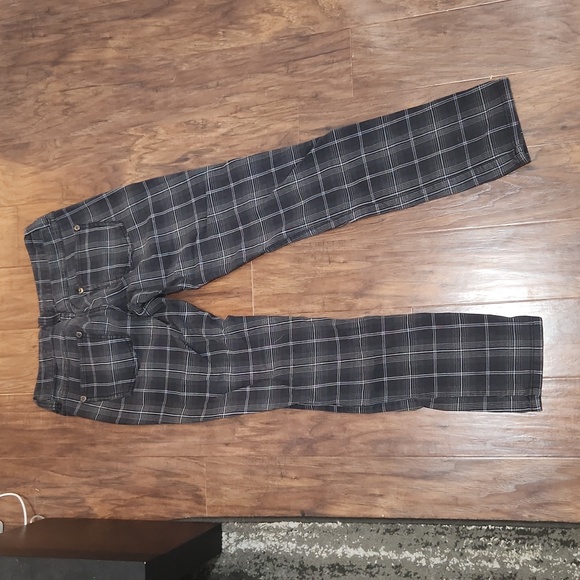 Black & white plaid pants - Picture 3 of 4